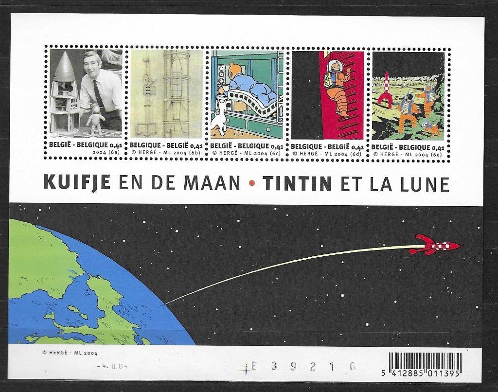 Belgique OPC BL109 Tintin et la Lune **, Timbres & Monnaies, Enlèvement ou Envoi, Non oblitéré, Neuf