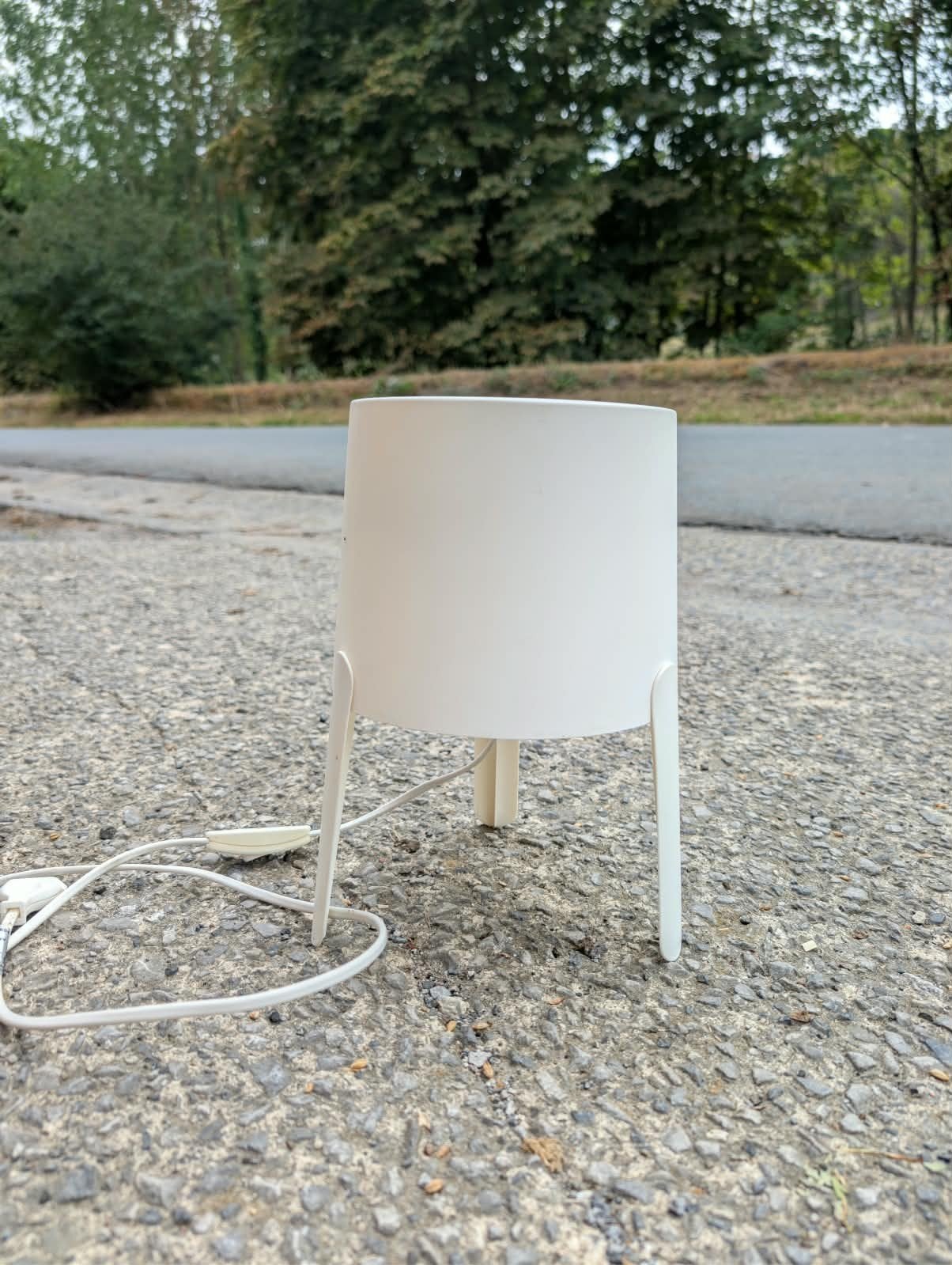 Petite lampe blanche Ikea, Beige, Enlèvement, Lampe de chevet, IKEA