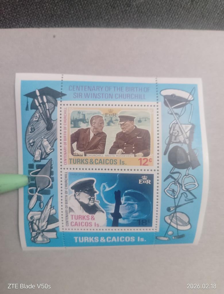 Postzegels Churchill, Ophalen of Verzenden