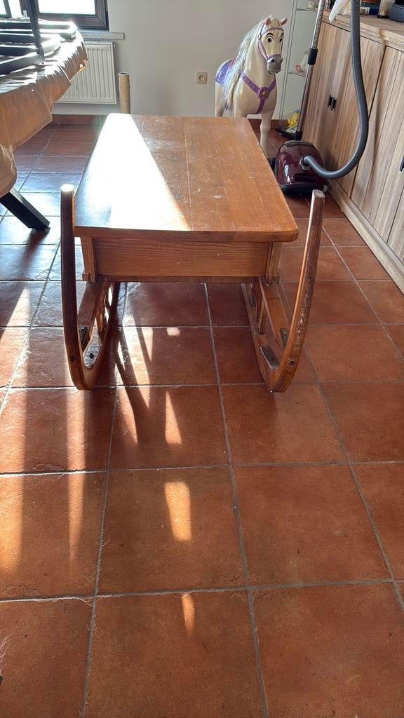 Table basse traîneau, Enlèvement, Comme neuf