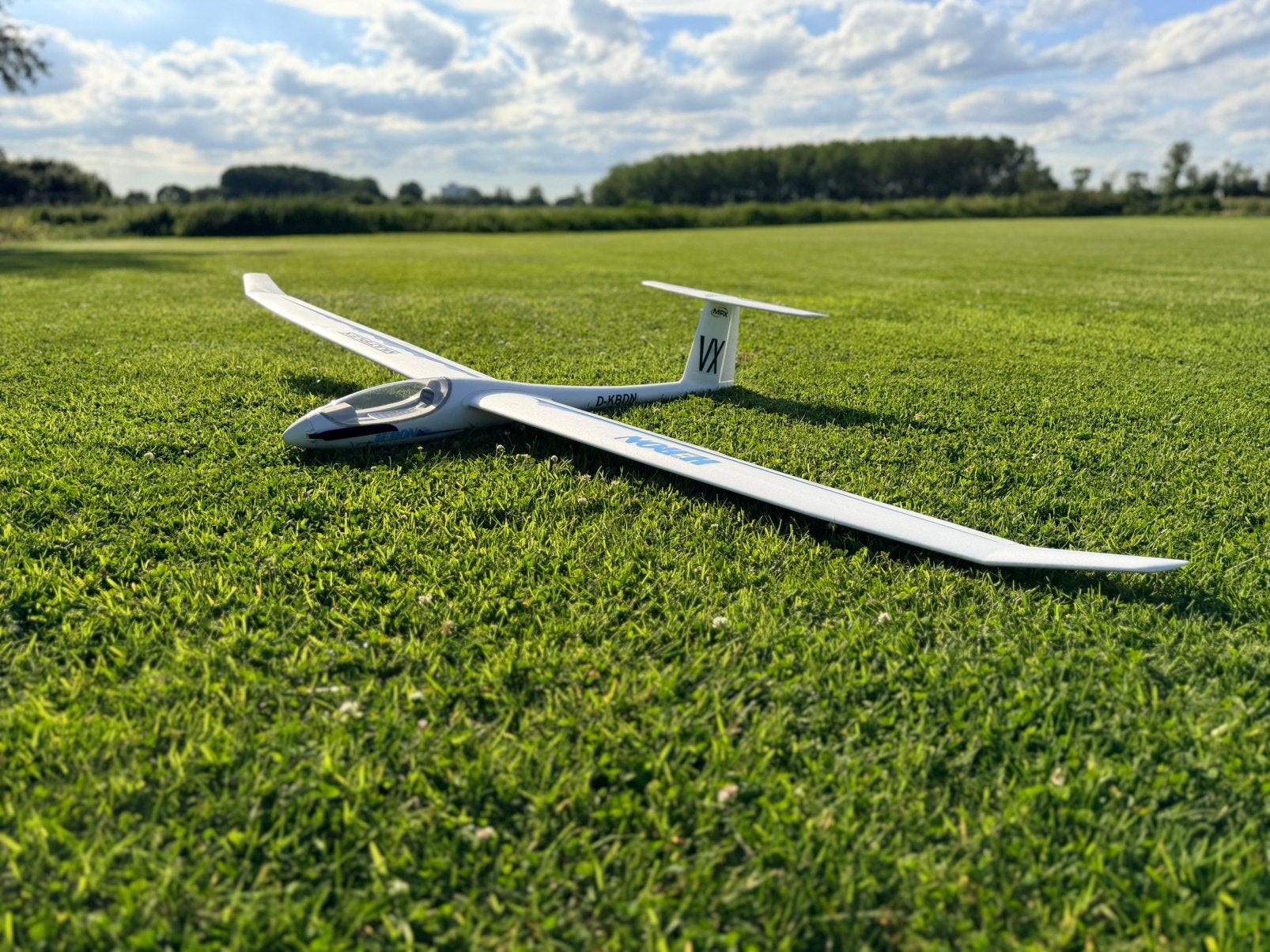 Motoplaneur Heron multiplex, Hobby en Vrije tijd, Ophalen, Gebruikt, Elektro, RTF (Ready to Fly)