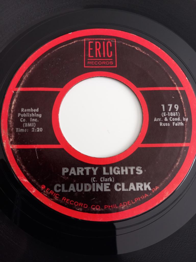 CLAUDINE CLARK. PARTY LIGHTS/ FABIAN. TIGER. US 45T, Ophalen of Verzenden