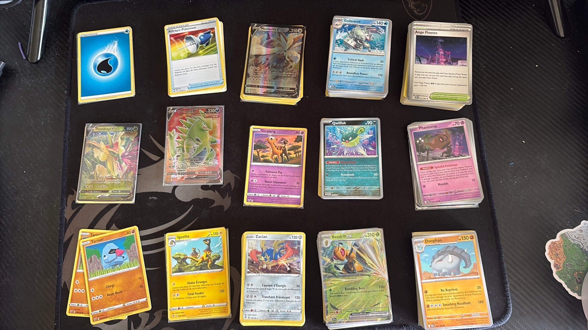 Carte pokemon anglaise française et japonais, Enlèvement ou Envoi, Utilisé, Plusieurs cartes, Foil