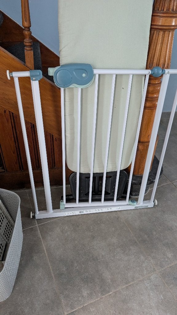 Barrière de sécurité, Ophalen, Zo goed als nieuw, Klemhekje, Metaal of IJzer