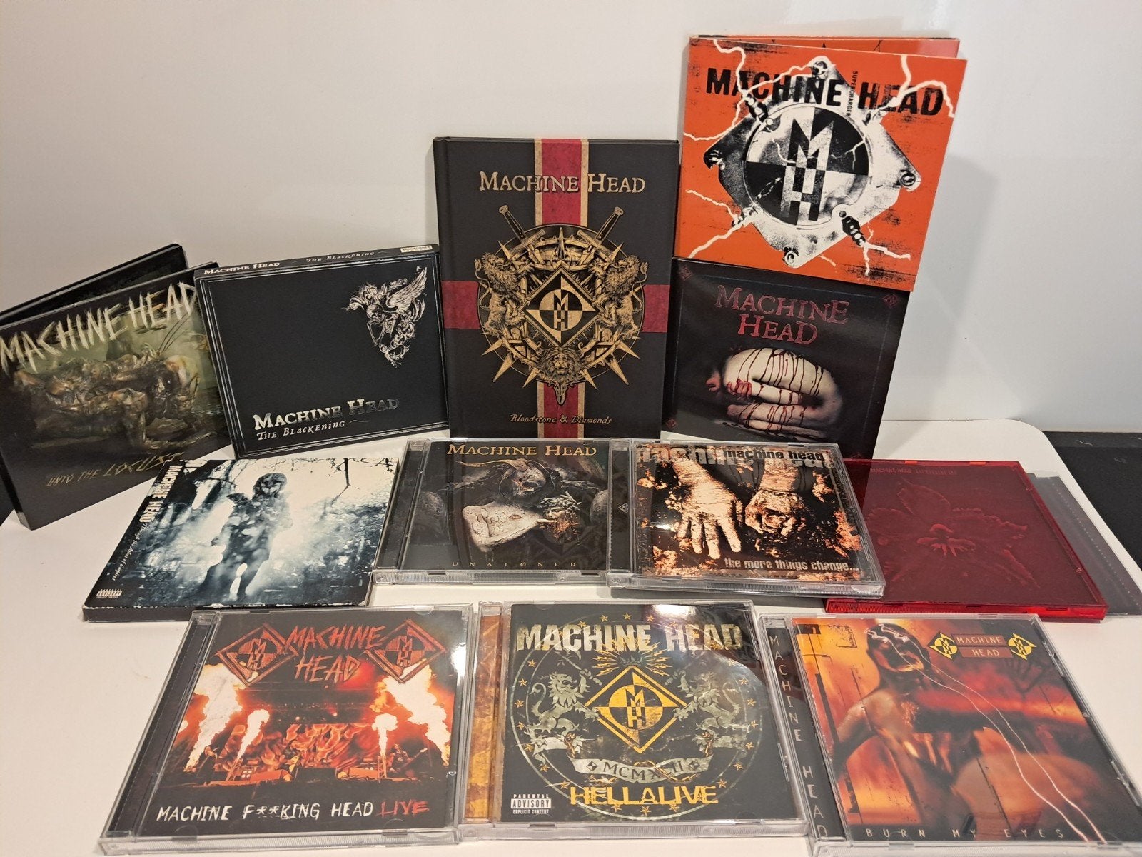 MACHINE HEAD - lot van 14 cd's, Ophalen of Verzenden, Bonusmateriaal
