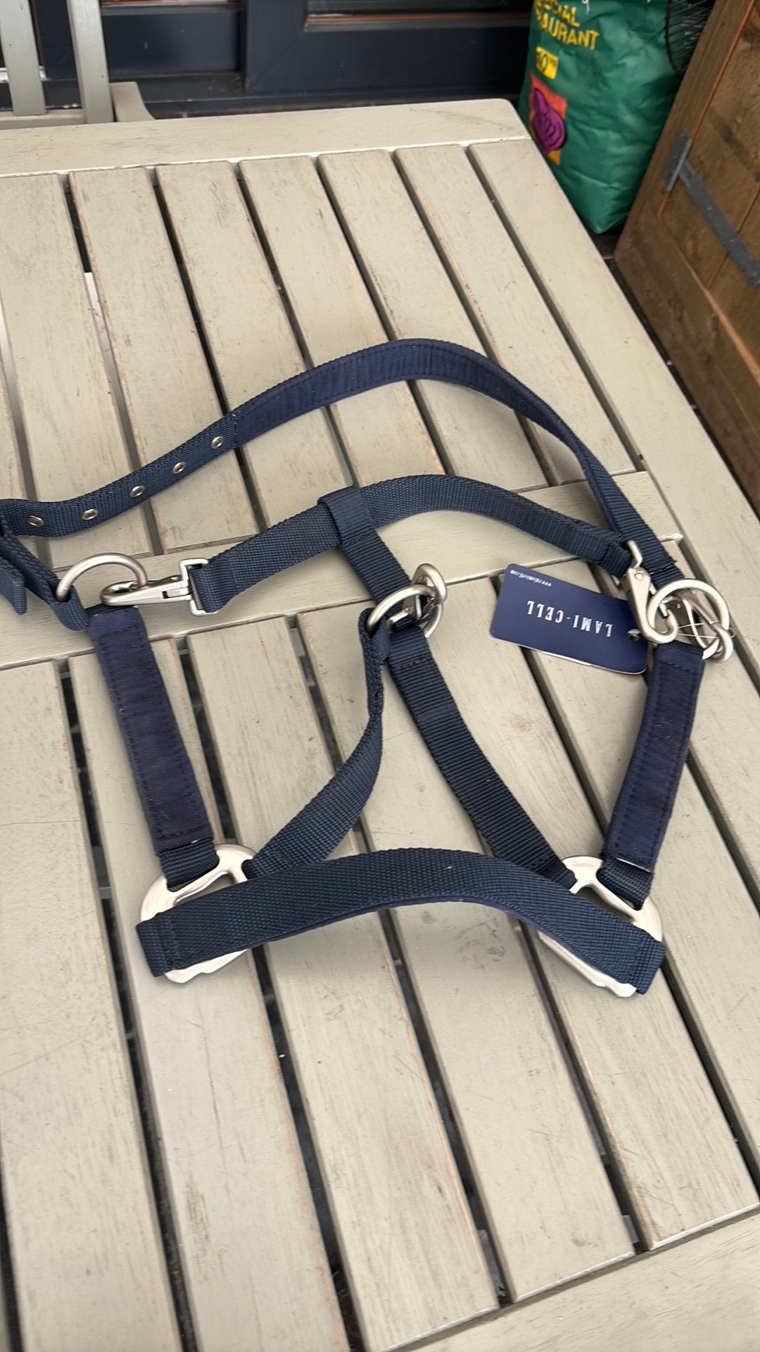 Halster nieuw, Enlèvement, Neuf, Bleu, Licou