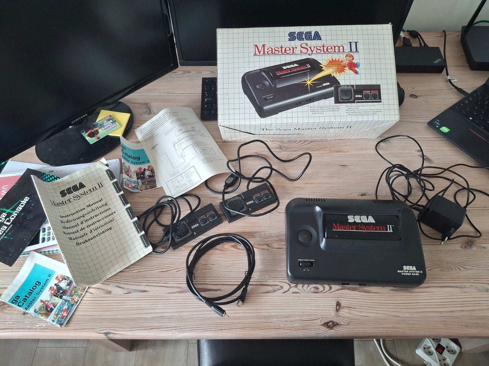 sega mastersystem 2 met games, Games en Spelcomputers, Spelcomputers | Sega, Ophalen, Master System, Met 2 controllers, Gebruikt