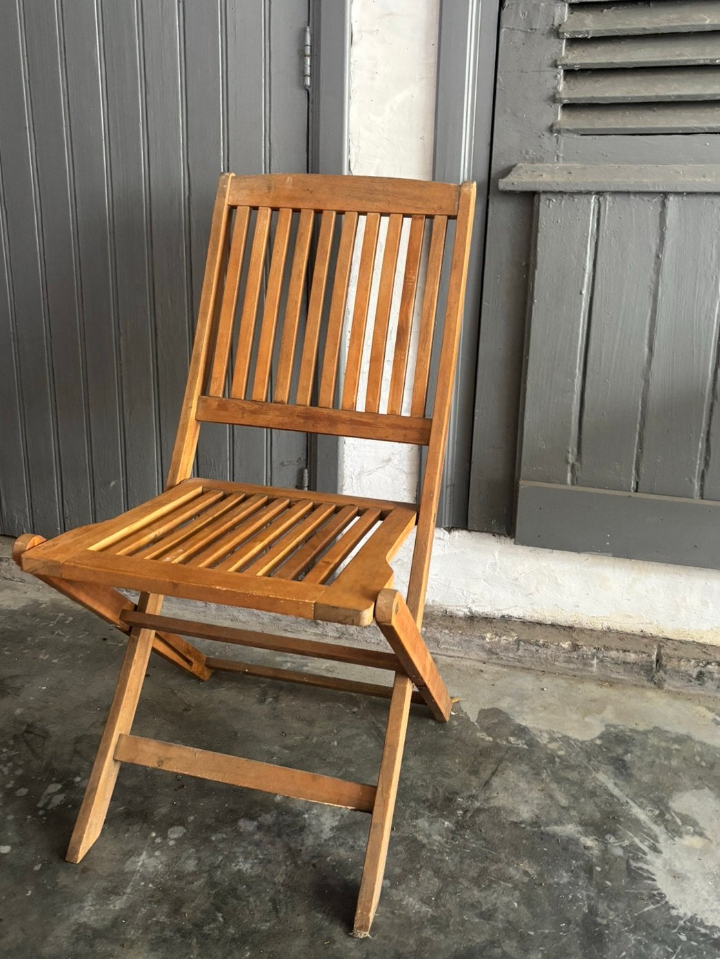 Houten tuinstoelen 3x, Tuin en Terras, Ophalen, Zo goed als nieuw