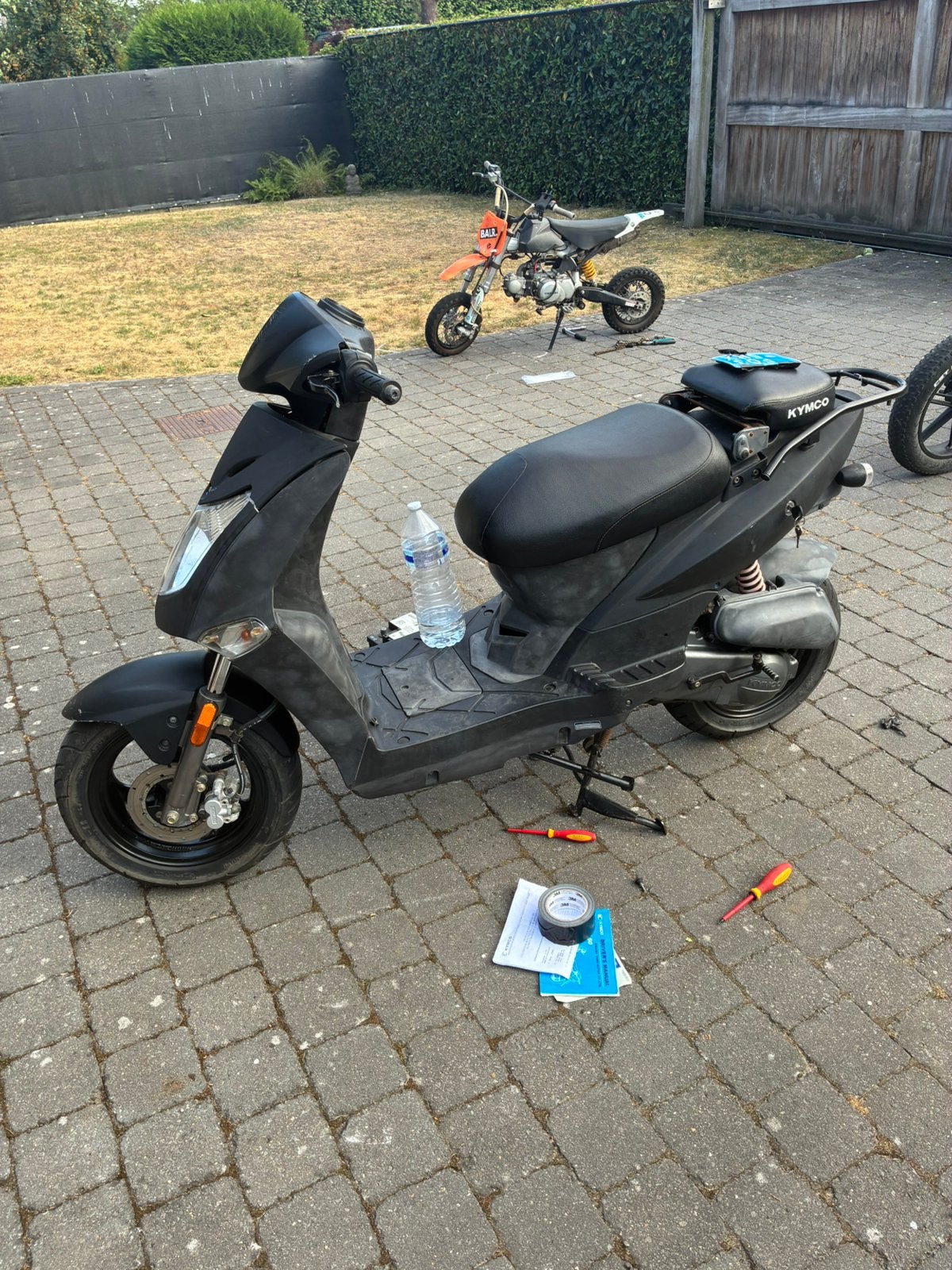 Kymco, Ophalen