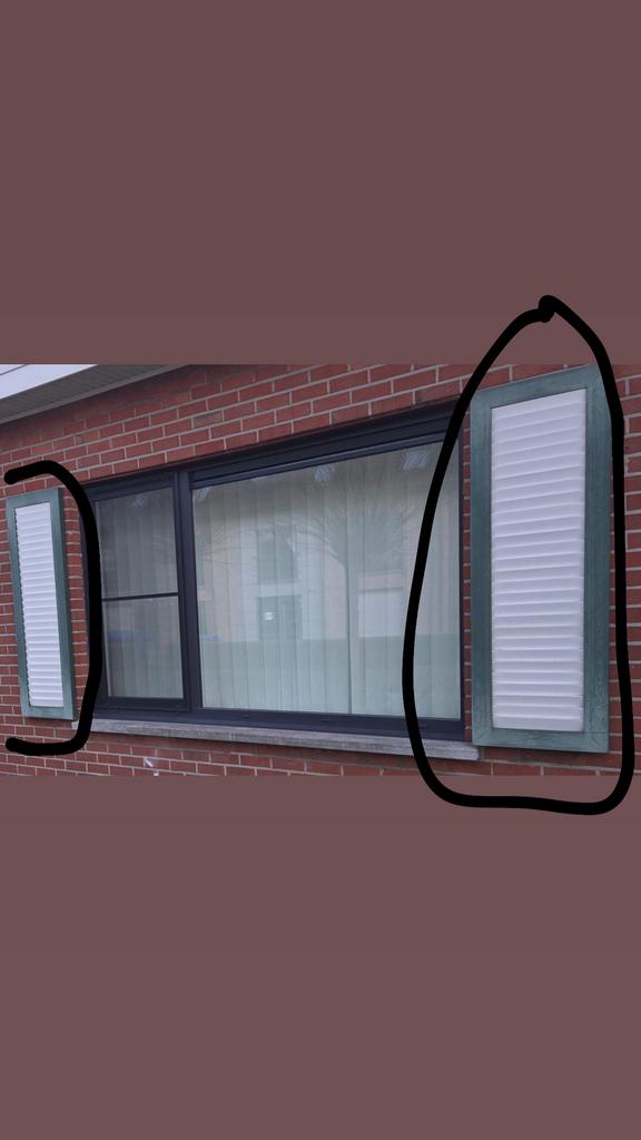 Sierluiken ( decoratie luiken), Doe-het-zelf en Bouw, Ophalen, Zo goed als nieuw