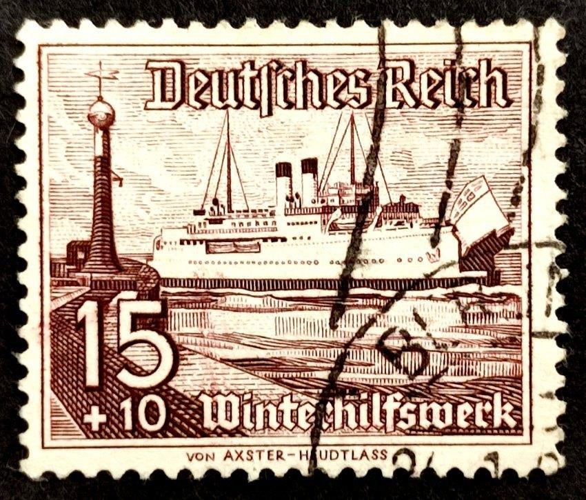 Deutsches Reich: Winterhilfswerk-Schiffe 1937, Enlèvement ou Envoi, Autres périodes, Affranchi