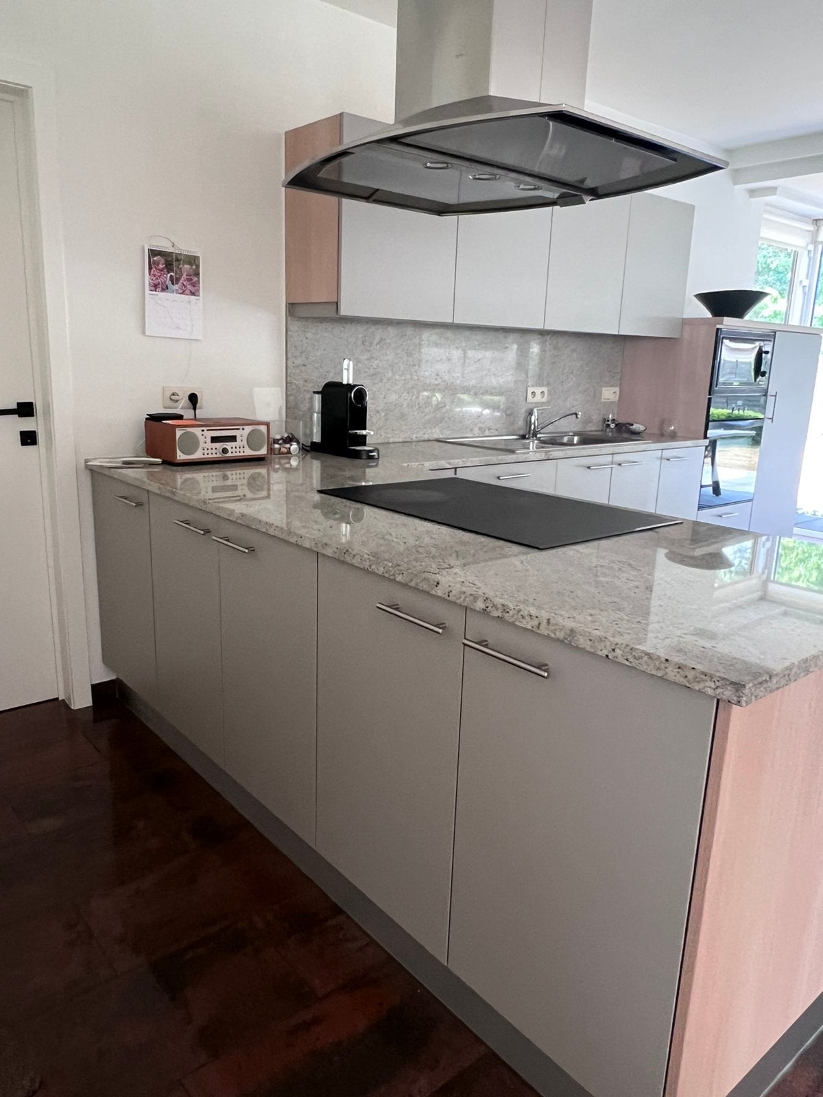 Complete keuken met toestellen, Ophalen, Gebruikt, Hoekkeuken, Graniet of Steen