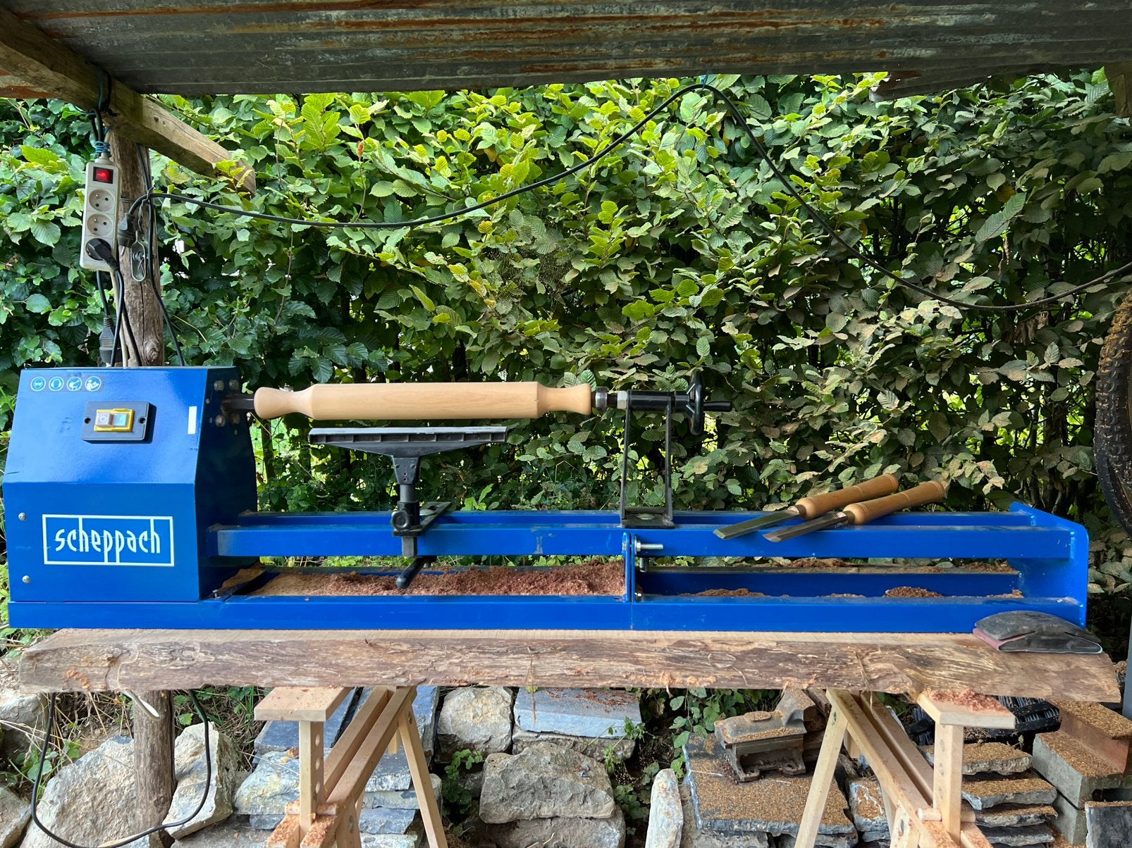 Tour a bois, Doe-het-zelf en Bouw, Draaibanken, Ophalen of Verzenden, Zo goed als nieuw, Houtdraaibank