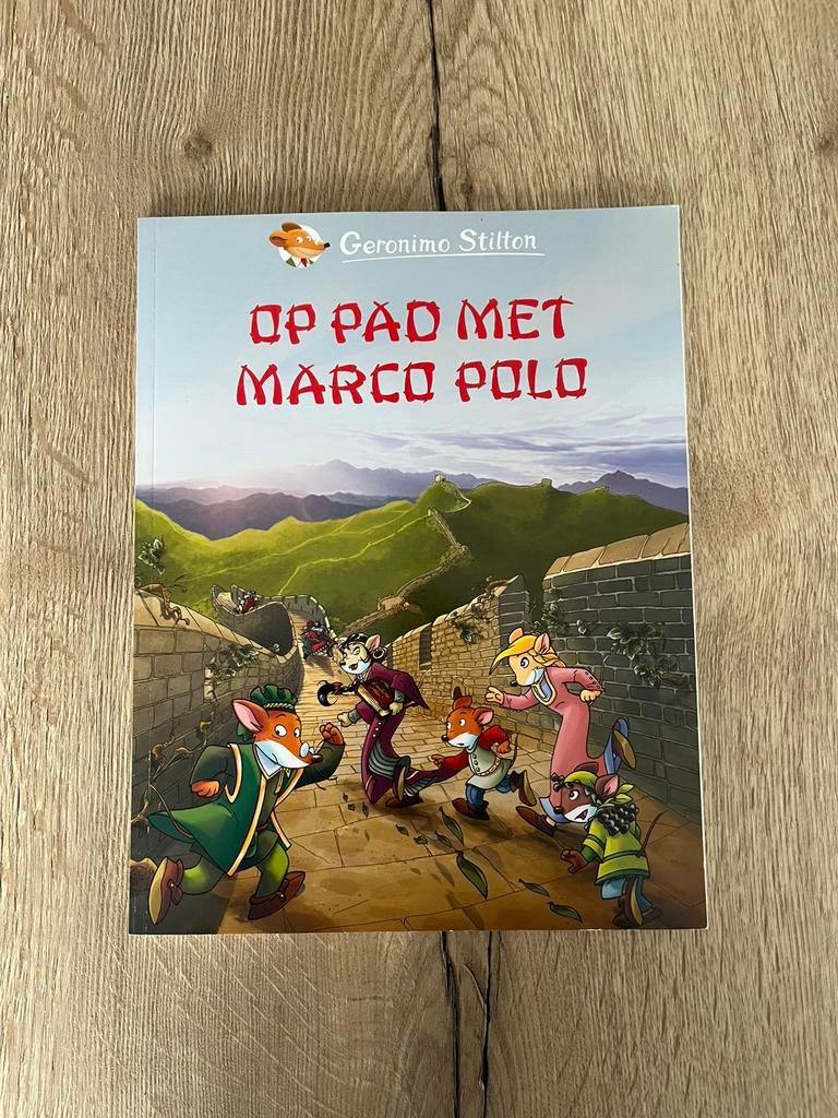 Geronimo Stilton strip - Op pad met Marco Polo, Boeken, Stripverhalen, Ophalen of Verzenden, Geronimo Stilton
