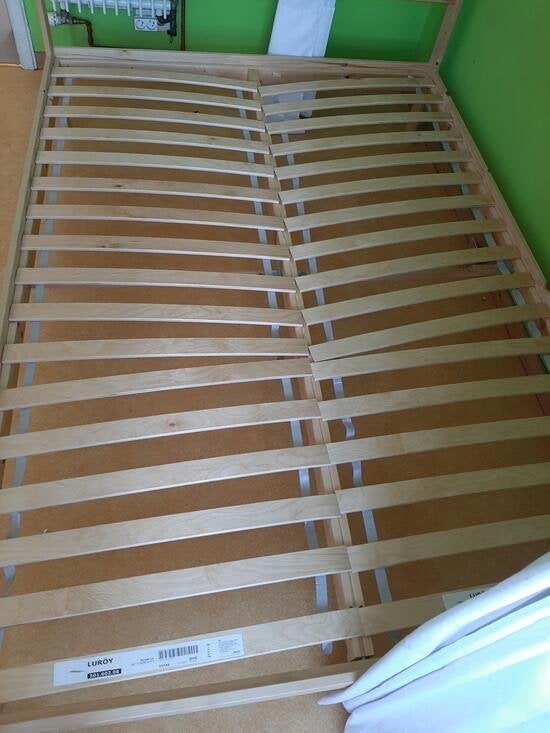 2 Lattenbodems  70x200cm, Ophalen, 70 cm of minder, Tweepersoons, Zo goed als nieuw