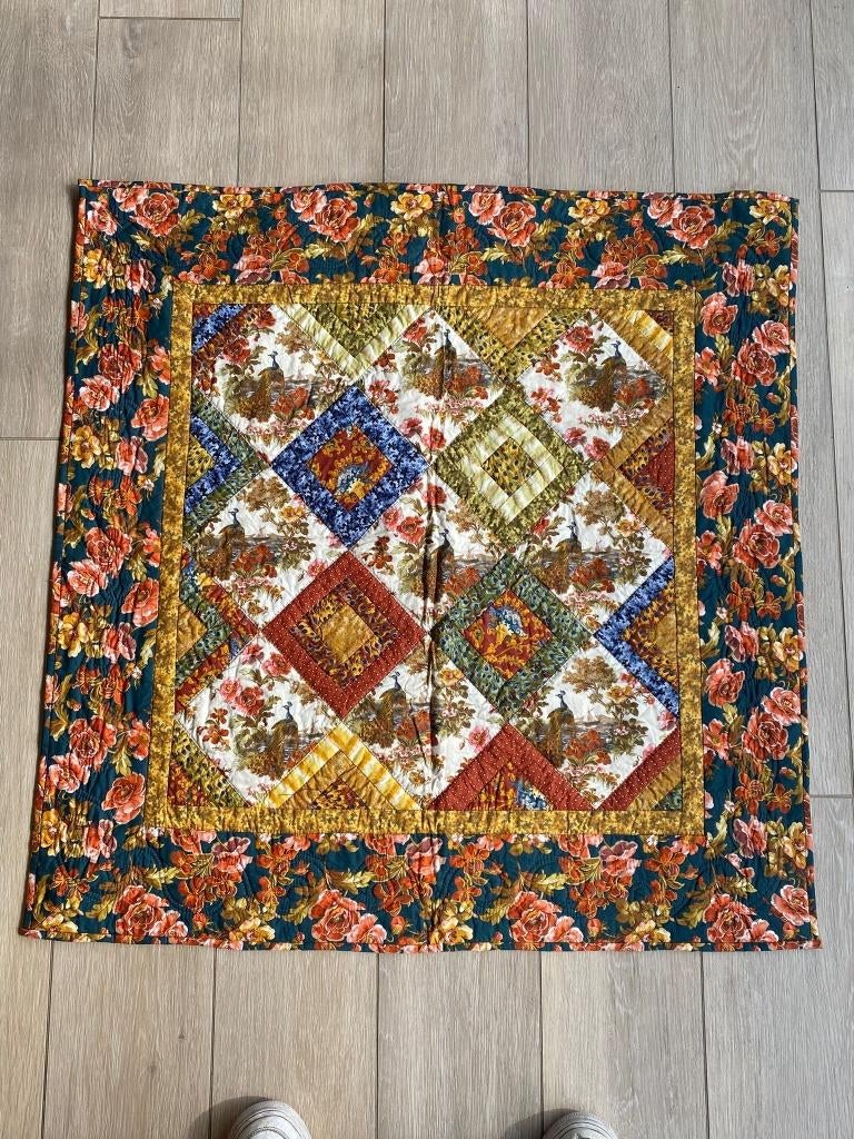 quilt VOLLEDIG handgemaakt !!!, Hobby en Vrije tijd, Ophalen, Gebruikt