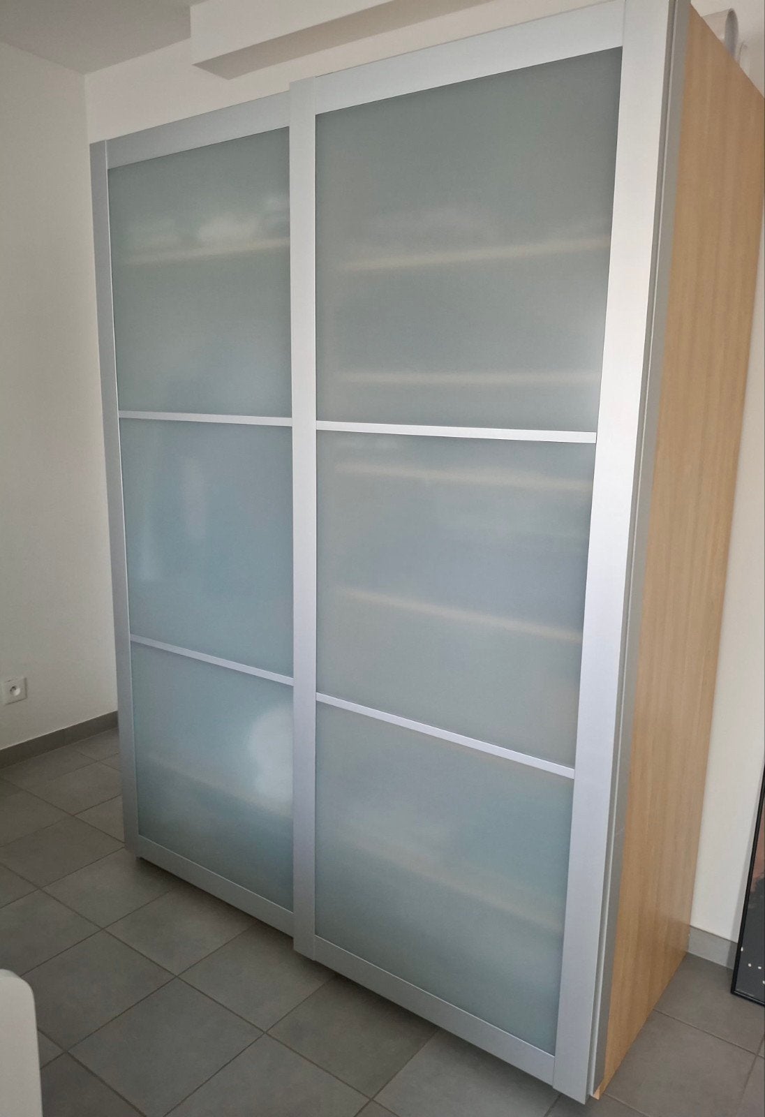 Kleerkast Ikea Pax met schuifdeuren, Enlèvement