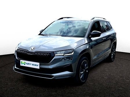 Skoda Karoq SPORTLINE*AUTOMAAT*150PK*TREKHAAK*CARPLAY*CAMERA, Argent ou Gris, Achat, Karoq, Automatique