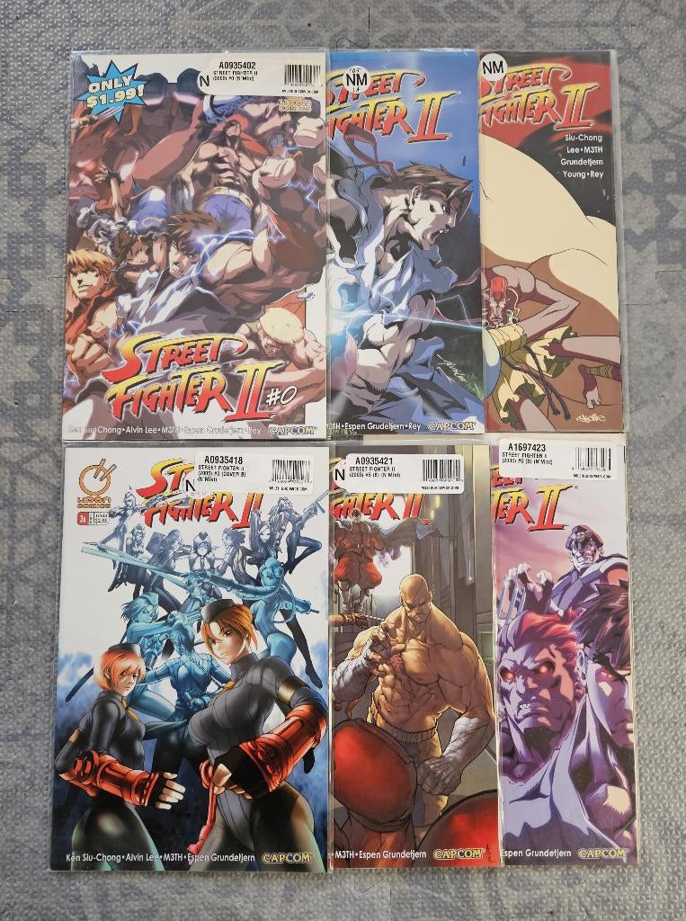Street Fighter II (vol.2) #0, 1, 2B, 3B, 5B & 6B (2005), Meerdere comics, Ophalen of Verzenden, Zo goed als nieuw
