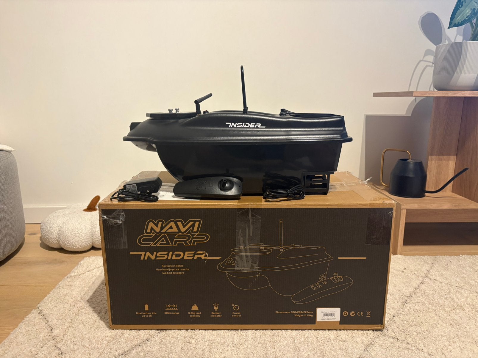 Navicarp Insider Voerboot (NIEUW! 1x gebruikt), Enlèvement ou Envoi, Comme neuf