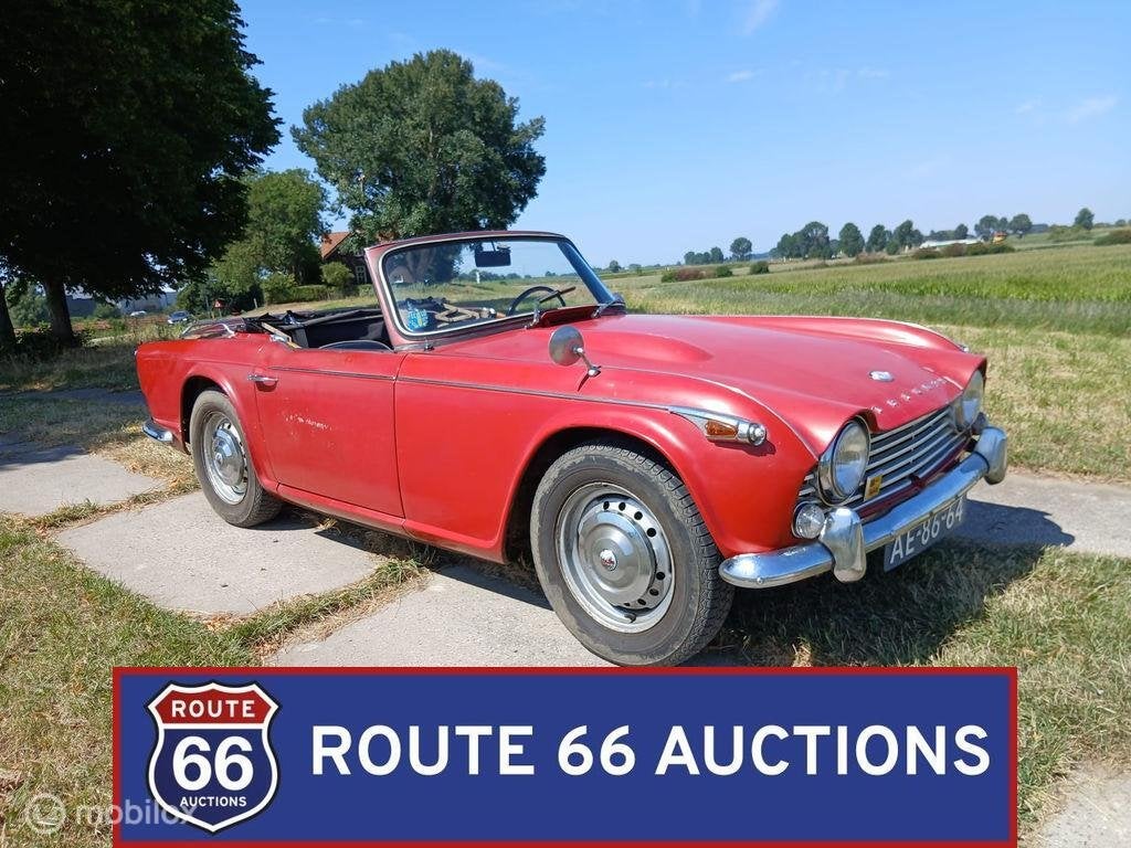 Triumph TR4A | 1968 | Route 66 Auctions, Autos, Achat, Entreprise, Boîte manuelle, Triumph