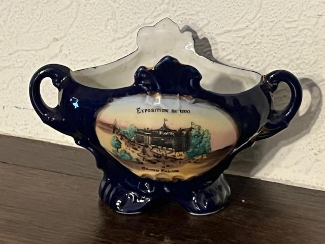 Souvenir Wereldtentoonstelling Parijs 1900, vaasje, Ophalen