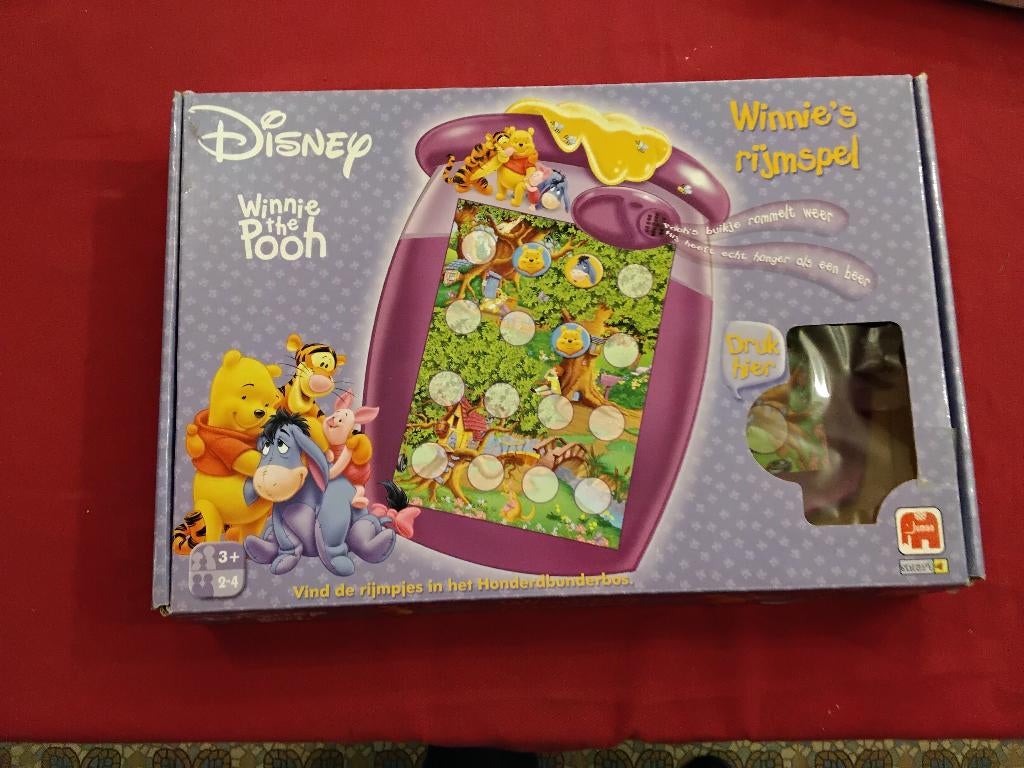 Winnie The Pooh Rijmspel, Hobby en Vrije tijd, Ophalen, Gebruikt