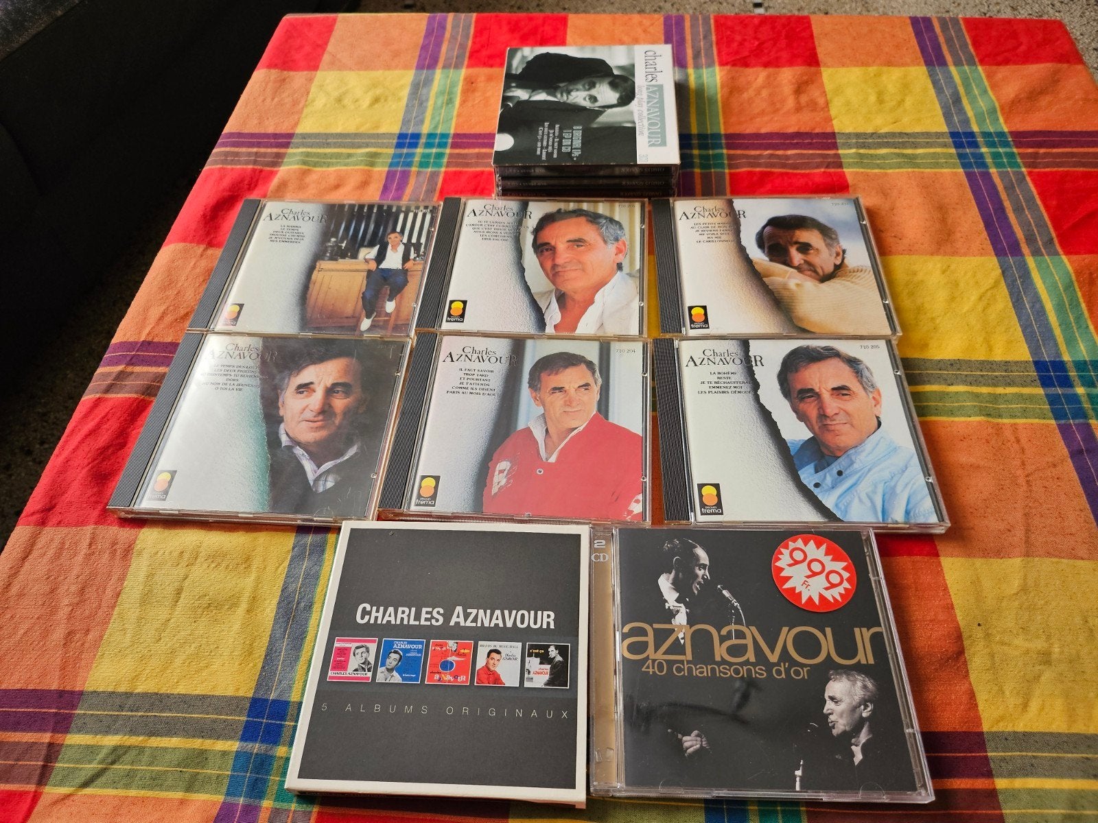 Lot Aznavour, Enlèvement ou Envoi, Album