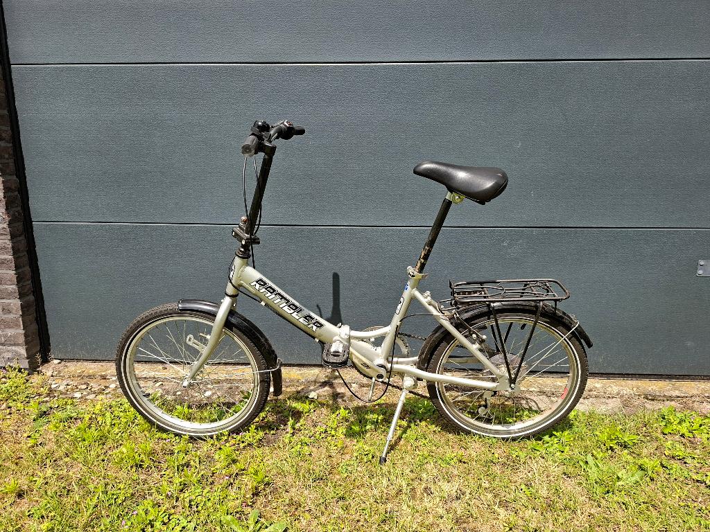 Vouwfiets, Fietsen en Brommers, Gebruikt, Velgrem, Versnellingen, Deels opvouwbaar