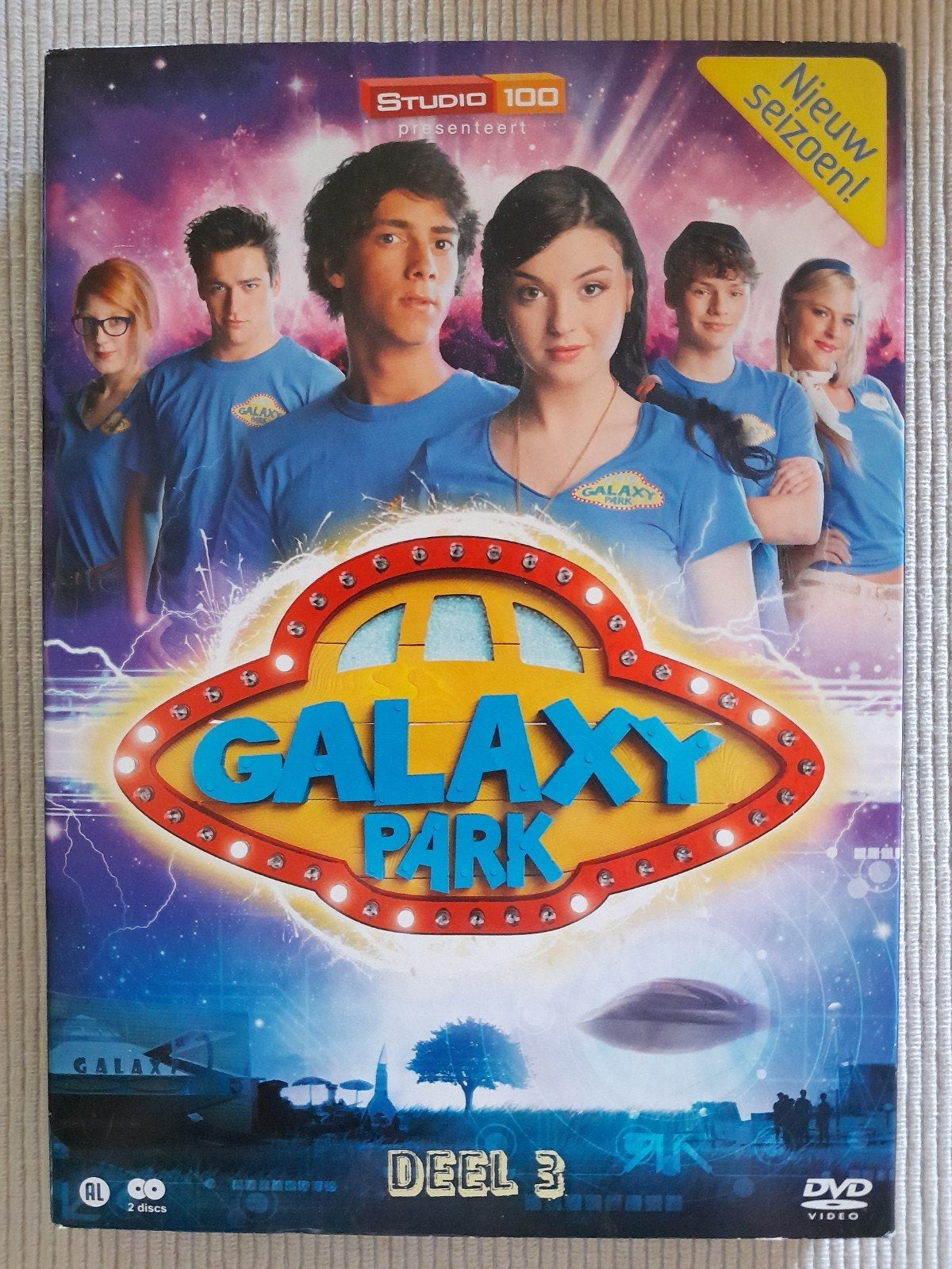 Galaxy park deel 3, Cd's en Dvd's, Dvd's | Kinderen en Jeugd, Avontuur, Alle leeftijden, Tv-serie, Zo goed als nieuw