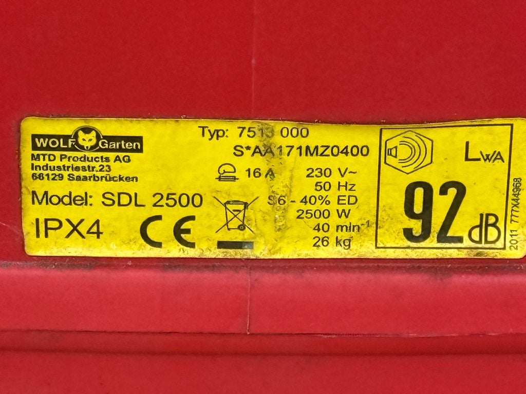 A vendre broyeur électrique WOLFF, WOLF Garten, Électrique, Enlèvement ou Envoi, Sac de ramassage