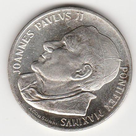 « Joannes Pavlvs II Pontifex Maximus ». pièce en argent, Enlèvement ou Envoi, Autres pays, Argent