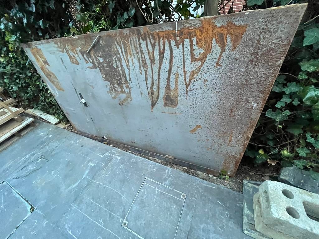Stalen werf deur, Doe-het-zelf en Bouw, Ophalen, Gebruikt