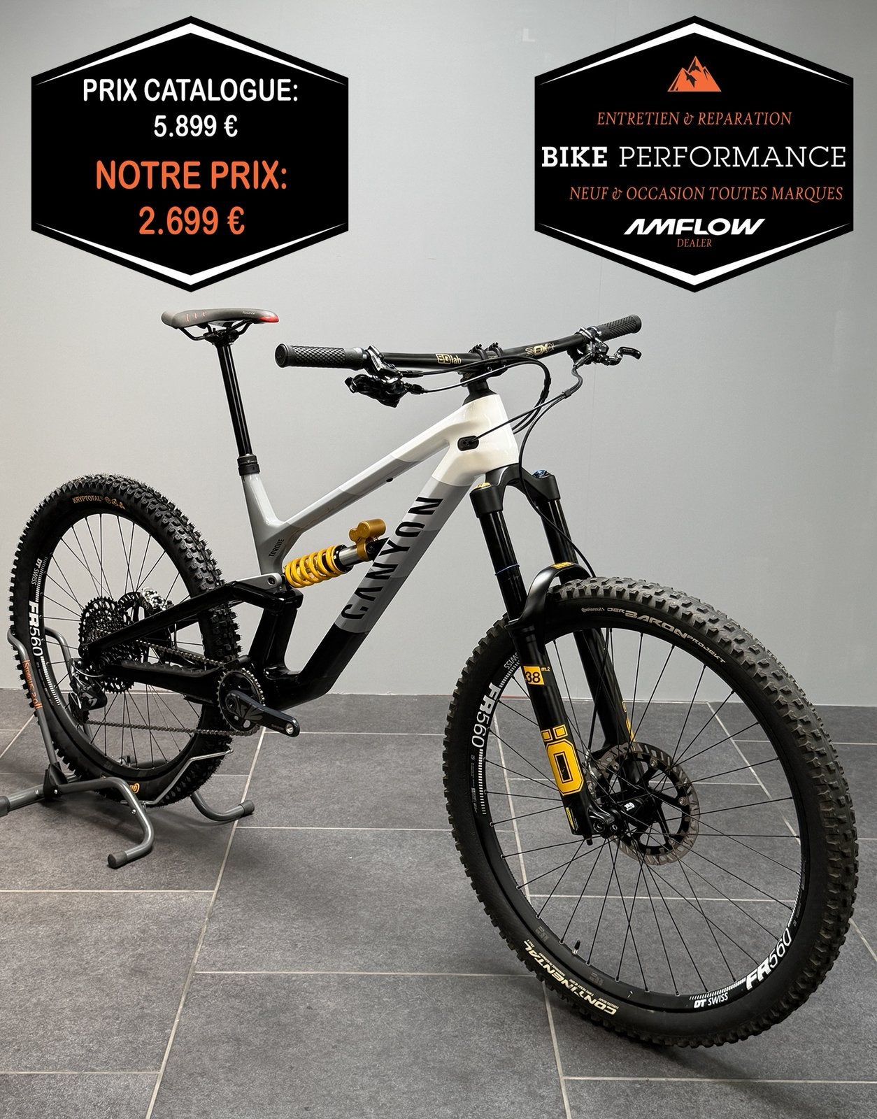 CANYON Torque CF Fabio Wibmer (2023), Vélos & Vélomoteurs, Enlèvement, Utilisé