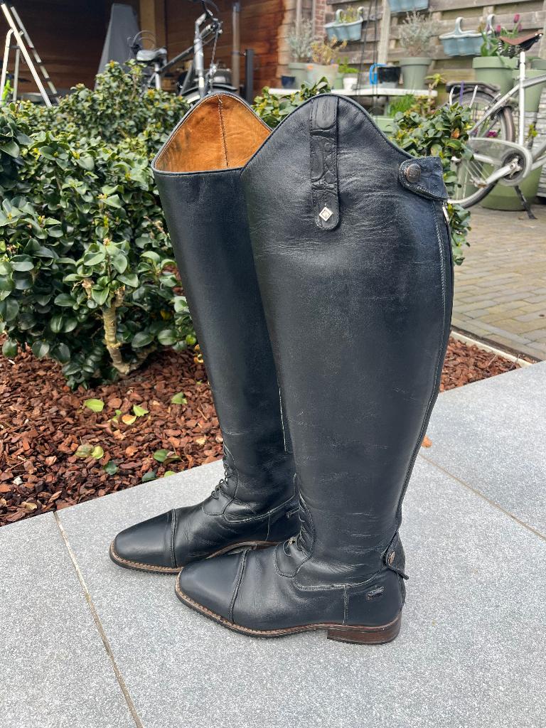 De Niro Ottaviano blauw zgan, mt 39 A1 XXL, Dieren en Toebehoren, Paardrijkleding, Zo goed als nieuw, Dames, Schoeisel, Ophalen of Verzenden