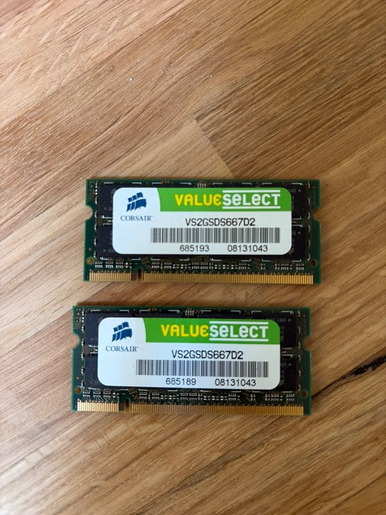 2  2 GB DDR2 SO-DIMM, Ophalen of Verzenden, Zo goed als nieuw, DDR2, 2 GB