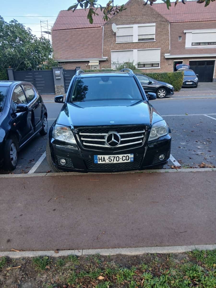 Mercedes glk 220, Auto's, Automaat, Multifunctioneel stuurwiel, Zwart, Diesel