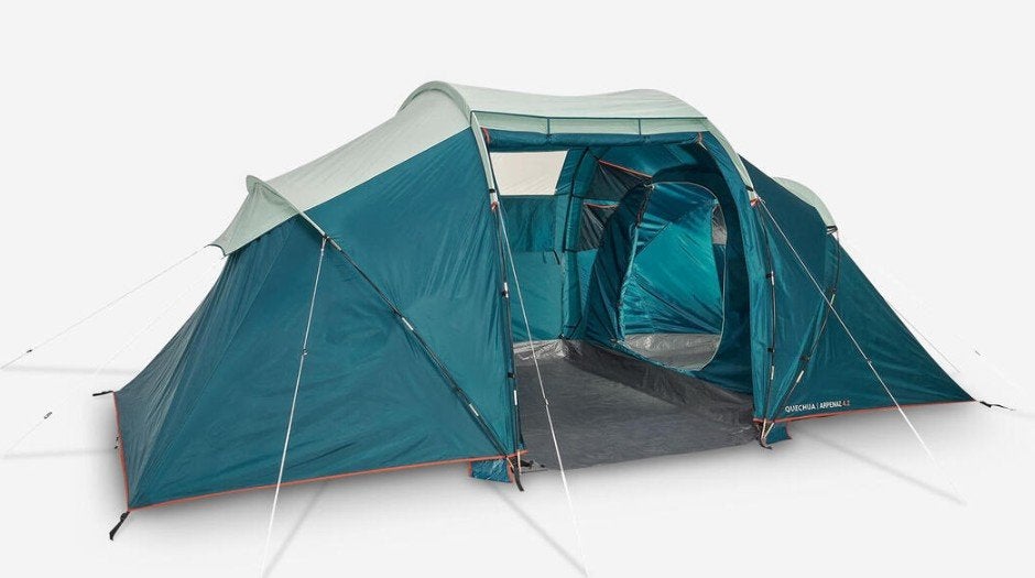 Zo goed als nieuw: Decathlon Quechua Arpenaz 4.2 Familietent, Caravans en Kamperen, Ophalen