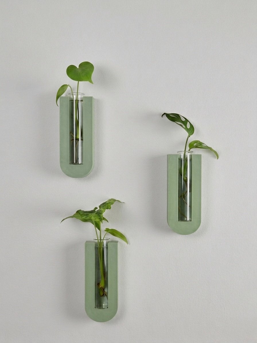 Vases muraux verts, Enlèvement ou Envoi