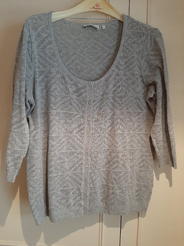 Cardigan gris clair   T: L      Yessica, Taille 42/44 (L), Gris, Enlèvement ou Envoi, Yessica