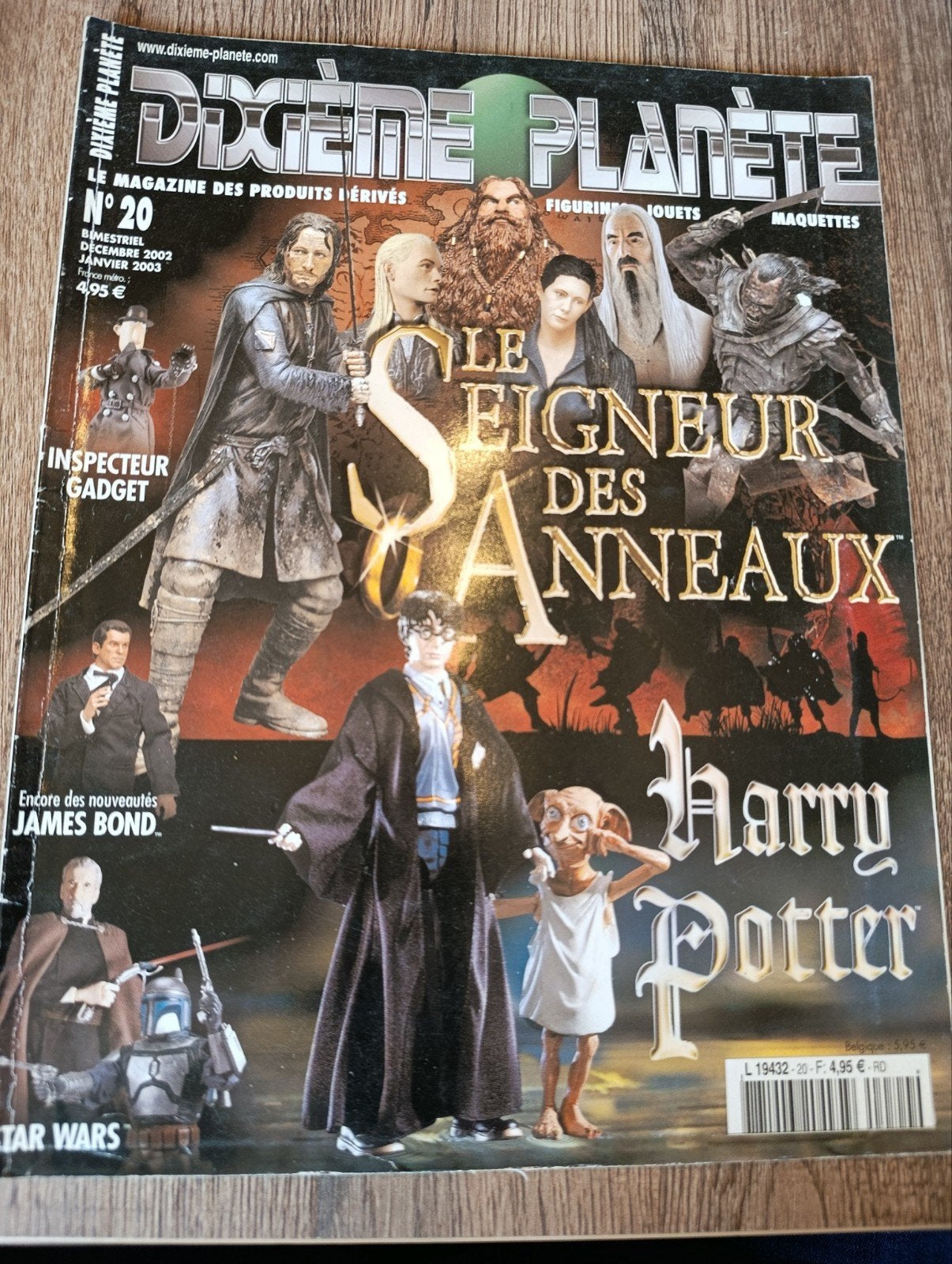 Dixième planète le seigneur des anneaux 20 de 2002, Livres, Journaux & Revues, Enlèvement