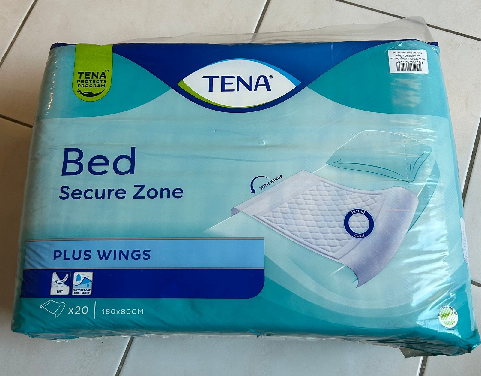 Aleze TENA Bed Secure Zone Plus Wings nieuw gesloten pakket, Diversen, Verpleegmiddelen, Ophalen of Verzenden, Nieuw