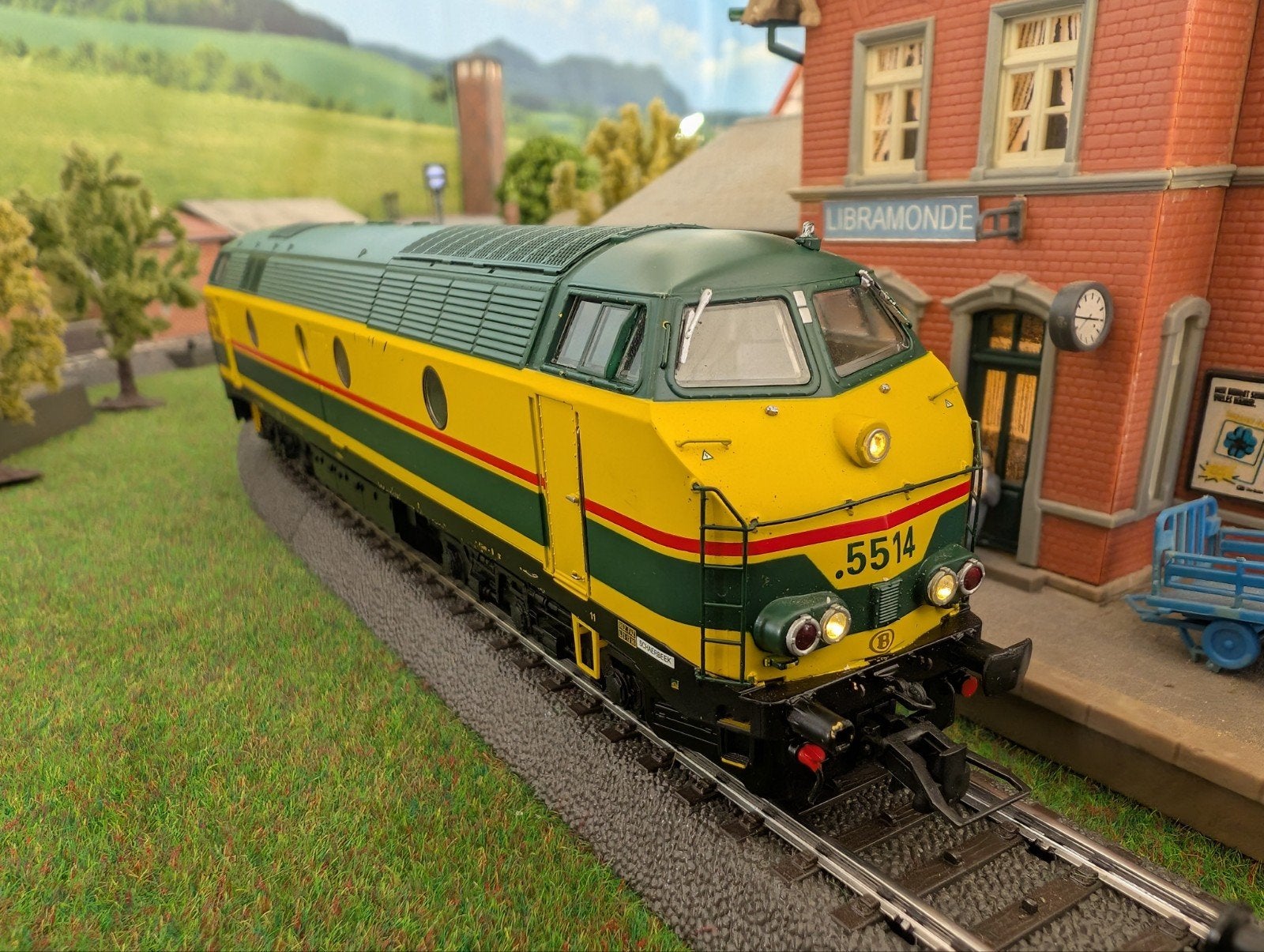 NMBS SNCB | Bmodels HLD 5514 TVM | AC Sound Esu M4 | 3 Rail, Autres marques, Enlèvement ou Envoi, Courant alternatif, Utilisé