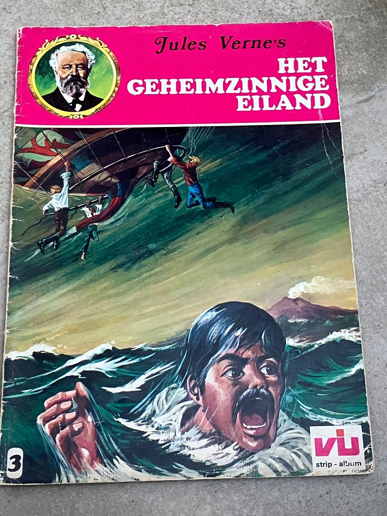 Jules Verne’s - 3 - Het geheimzinnige eiland, Boeken, Eén stripboek, Ophalen of Verzenden, Gelezen