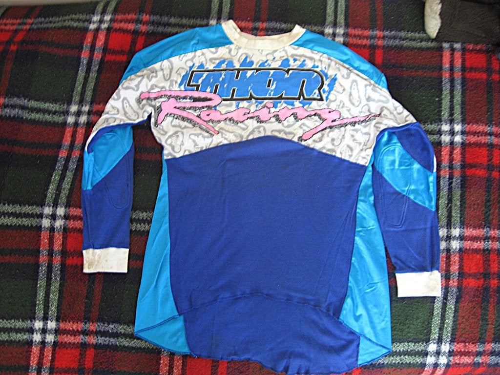 ✅ Vintage Cross Shirt van Thor Racing maat Large, Motoren, Motorcrosskleding, Dames, Ophalen of Verzenden, Thor Racing