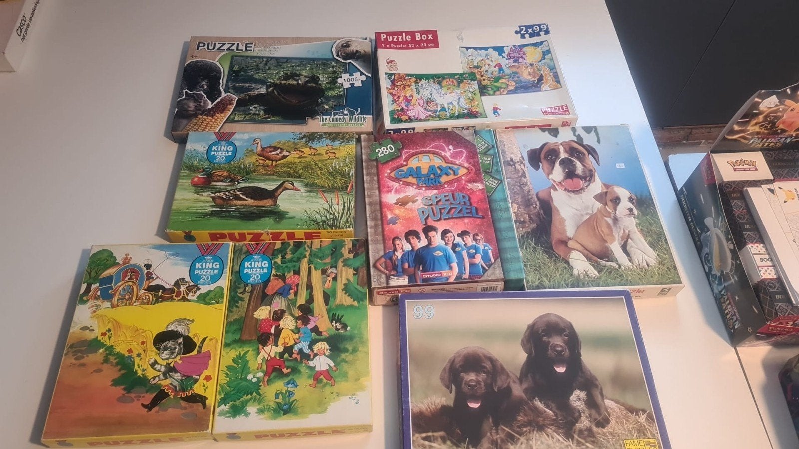 8 puzzels, Ophalen of Verzenden