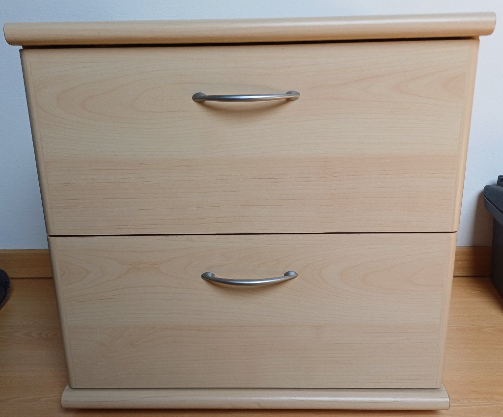 Nachtkastje (2 lades), Ophalen, Minder dan 50 cm, Gebruikt, 1 of 2 laden