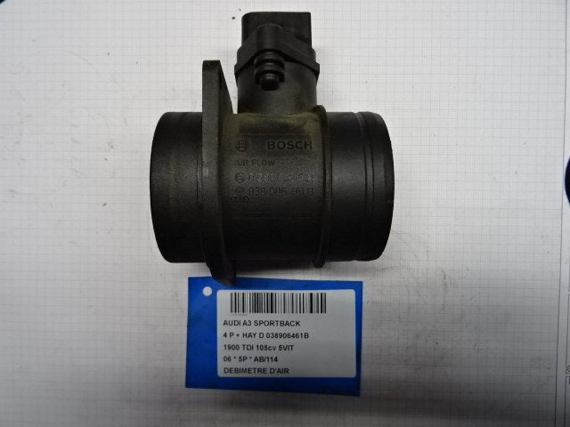 DÉBITMÈTRE Audi A3 Sportback (8PA) (038906461B), Utilisé, Audi