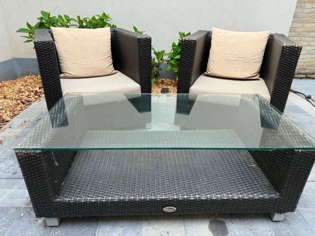 Lounge set, Synthétique, Enlèvement, Utilisé, Sets de jardin