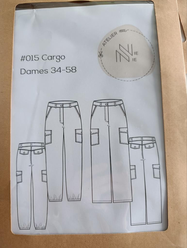 Cargo broek, Hobby en Vrije tijd, Kledingpatronen, Ophalen of Verzenden, Broek